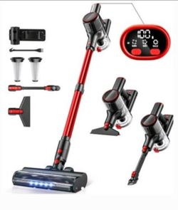 CLEAR STOCK 30,000 Pa Cordless Vacuum Cleaner, 350W 30kPa Vacuum Cleaners for Home, 8-in-1 Anti-Tangle Powerful Stick