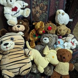 Plush Stuffed Animal Toy Lot 