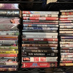 DVD & VHS - 100+, Assorted Titles