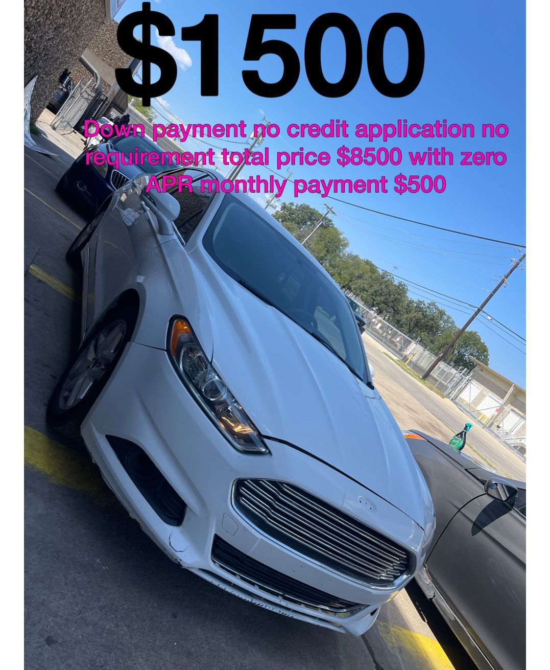 2016 Ford Fusion No Credit Check No Requirements