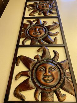 Hanging wall art sun