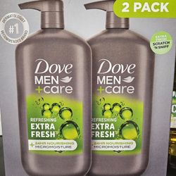 2 Pack Dove Men Care Body Wash