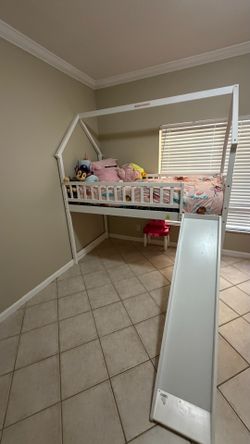 Loft Bed With Slide, Twin.