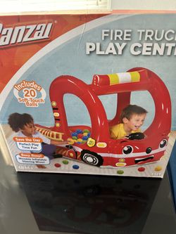 NEW fire truck & Ball Set