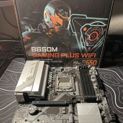 GIGABYTE B650M GAMING PLUS WIFI MicroATX AM5 Motherboard