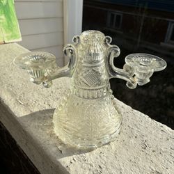 Vintage Crystal Candelabra 