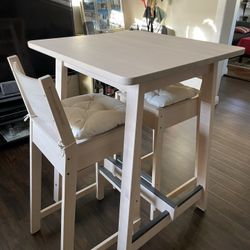 IKEA High Top Bar Table and Chairs