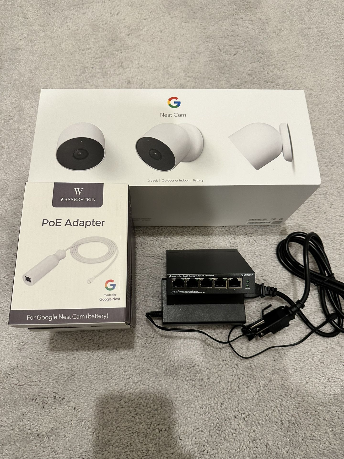 Google Nest Camera + PoE Kit