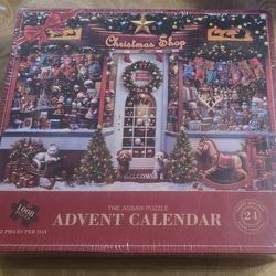 24 Day Christmas Calendar 1000 Piece Jigsaw Puzzle