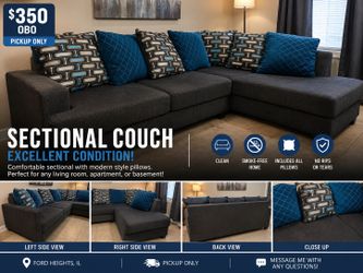 🛋️ Sectional Couch for Sale – Excellent Condition