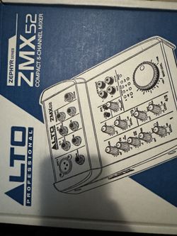 Alto Professional  ZMX52 5 Channel Mixer 
