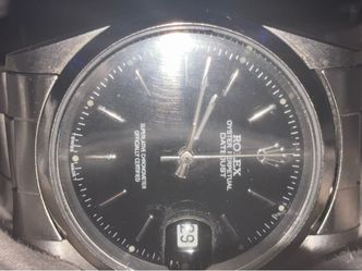 Rolex Oyster Perpetual Date Stainless Steel Watch