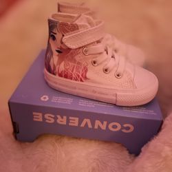 Frozen Elsa High Top Converse Size 4
