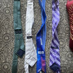 Tie Bundle !-Ralph Marlin Mens Neck Tie GUITARS /Izod -Nautica -Kenneth Cole Excellent !