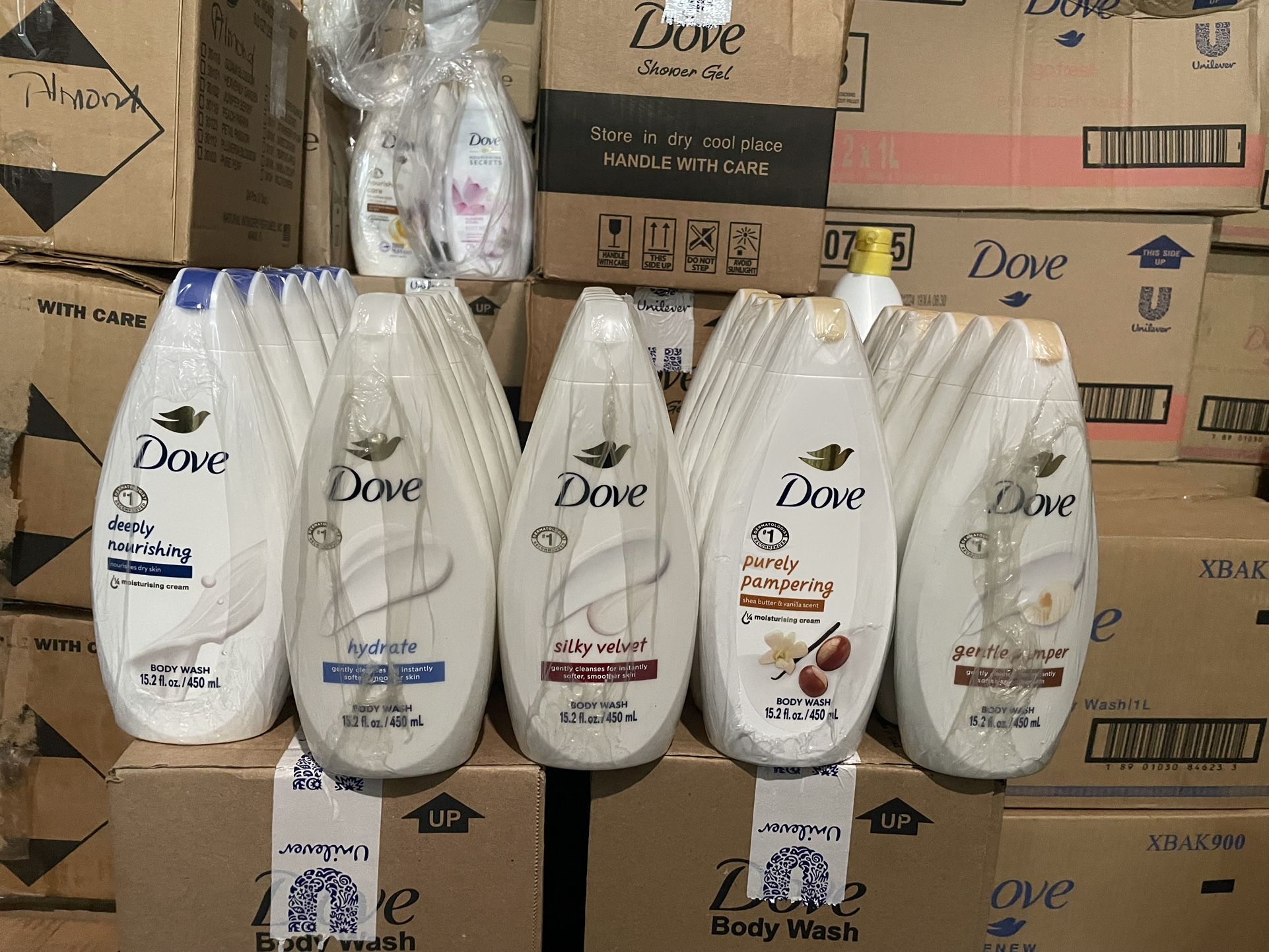 Dove Body Wash 6 Pcs For 25$