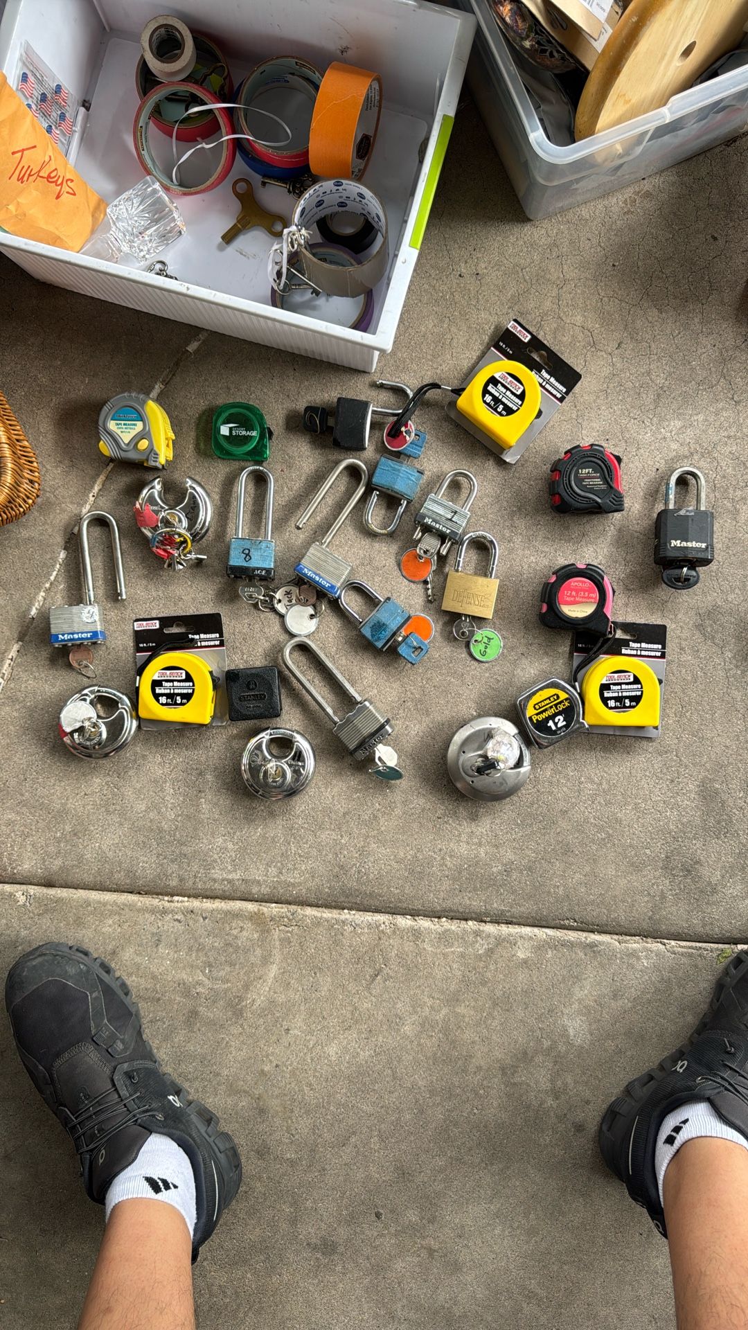 Locks And Measuring Tapes 