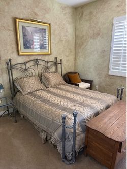 Queen Size Mattress w/ Bed Frame