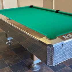 Slate Pool Table + Accessories 
