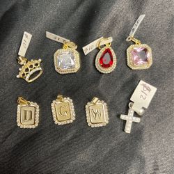 Brazilian 18k Gold Filled Charms 