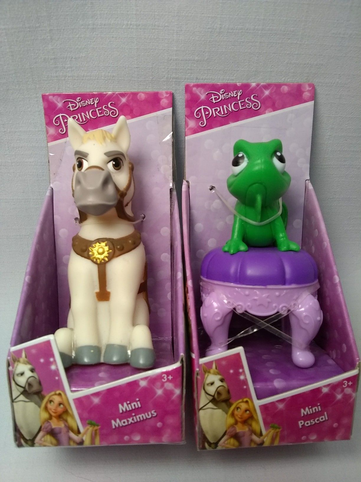 Disney Princess Mini Toddler Doll MAXIMUS HORSE PASCAL TANGLED RAPUNZEL PET Lot.