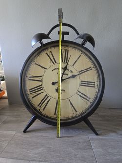 Metal clock