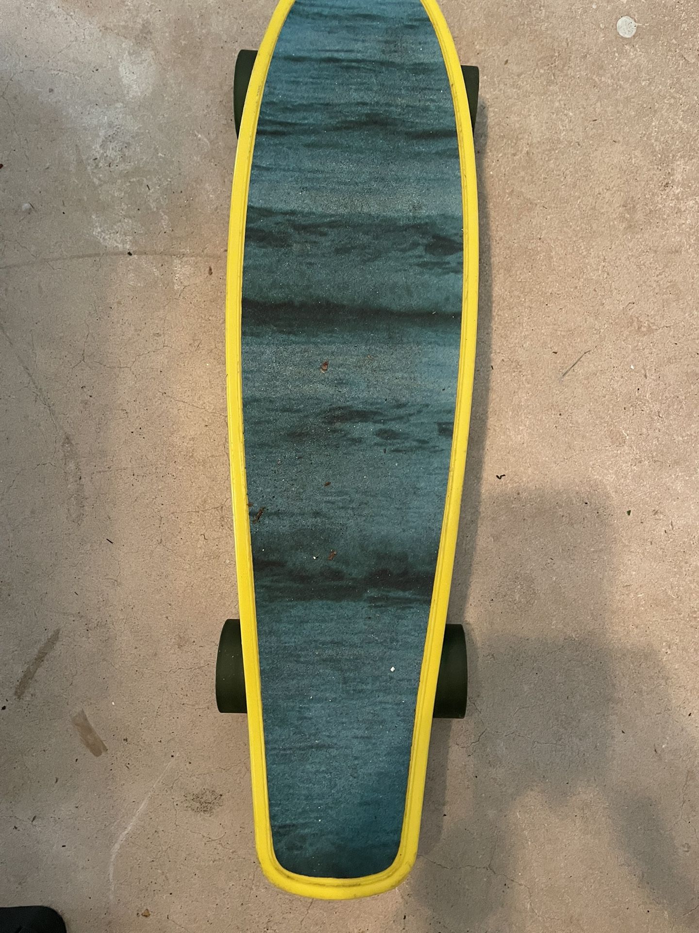 Penny Board With Ocean Scene