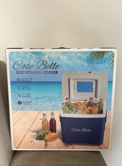Cose Belle 32QT Rolling Cooler