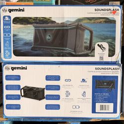 Gemini Soundsplash Floating Bluetooth Speaker Brand New In Box