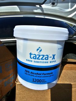 Tazza-x Hand Sanitizing Wipes