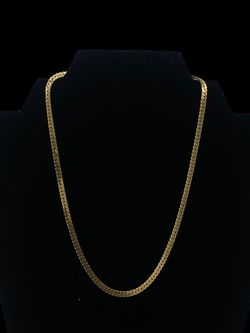 16" 3.5mm gold chain #14729
