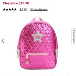 New Skechers Twinkle Toes Cube Pink Backpack For Little Girls Mochilla De Nina Chica
