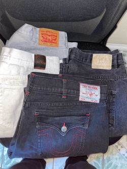 Mens jeans true religion /evis and more