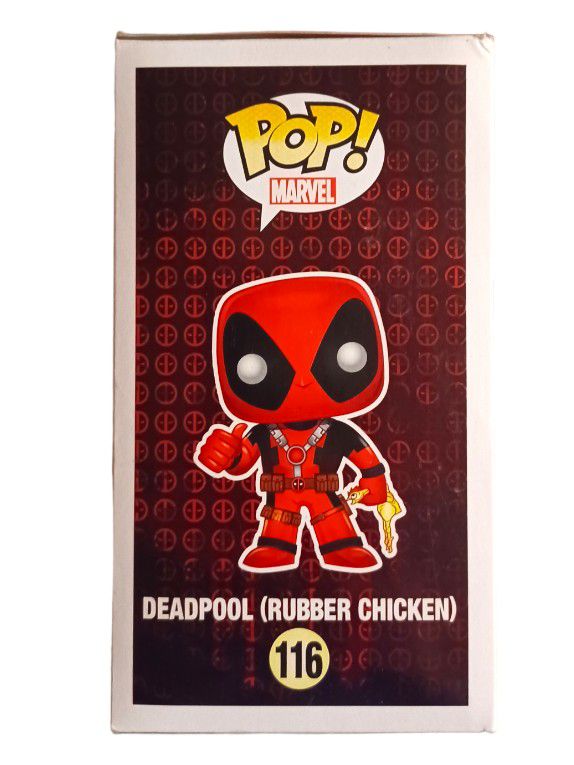 Deadpool Rubber Chicken Bobble Head Funko Pop Walgreens Exlusive #116