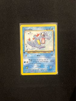 Totodile Pokémon Card 80/111