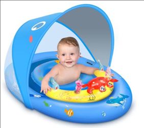 LAYCOL Baby Swimming Float, blue