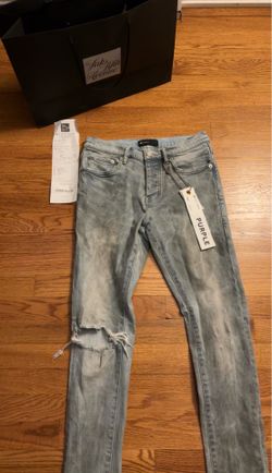 Purple jeans