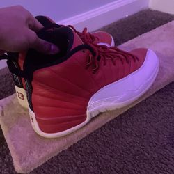 Red And White Jordan 12s