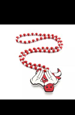 Chicago bulls necklace