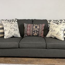 Levon Charcoal Sofa