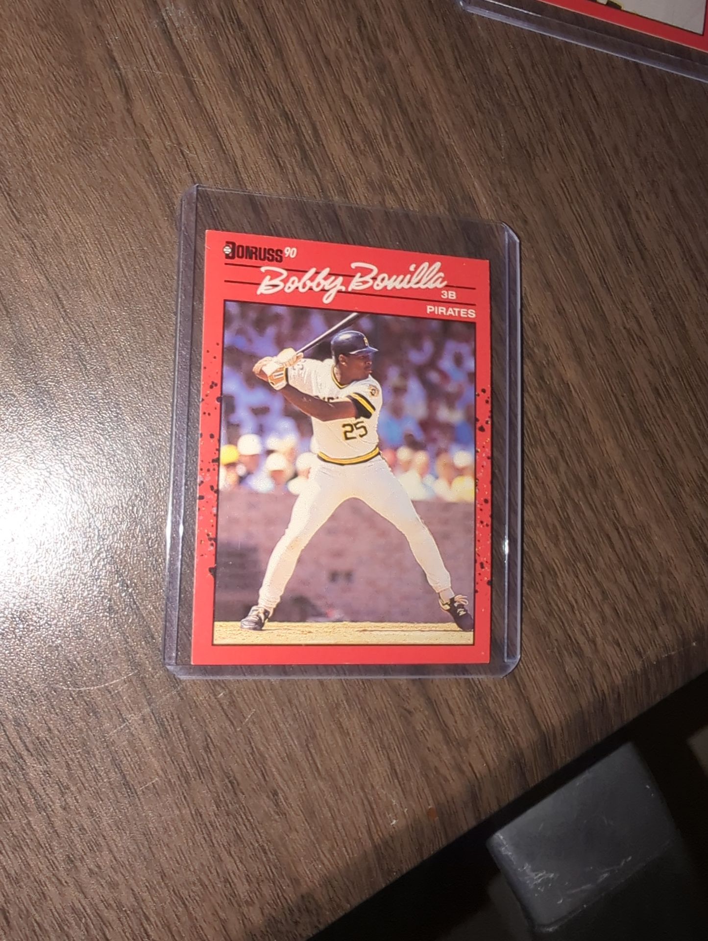 Bobby Bonilla 90 Donruss #290 misprinted