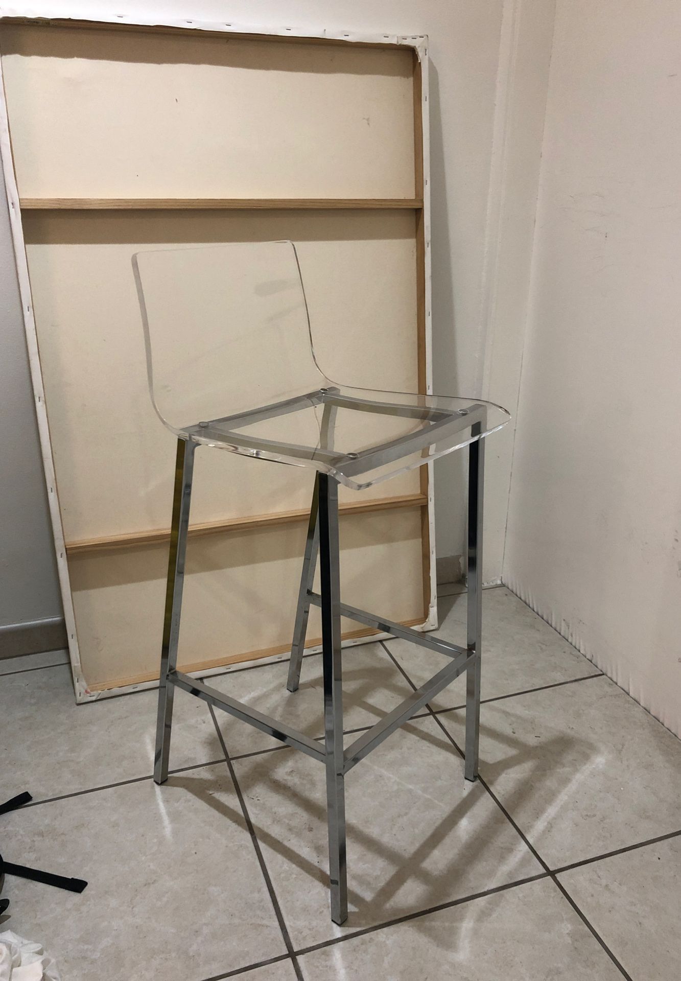 Chiaro clear stool nickel