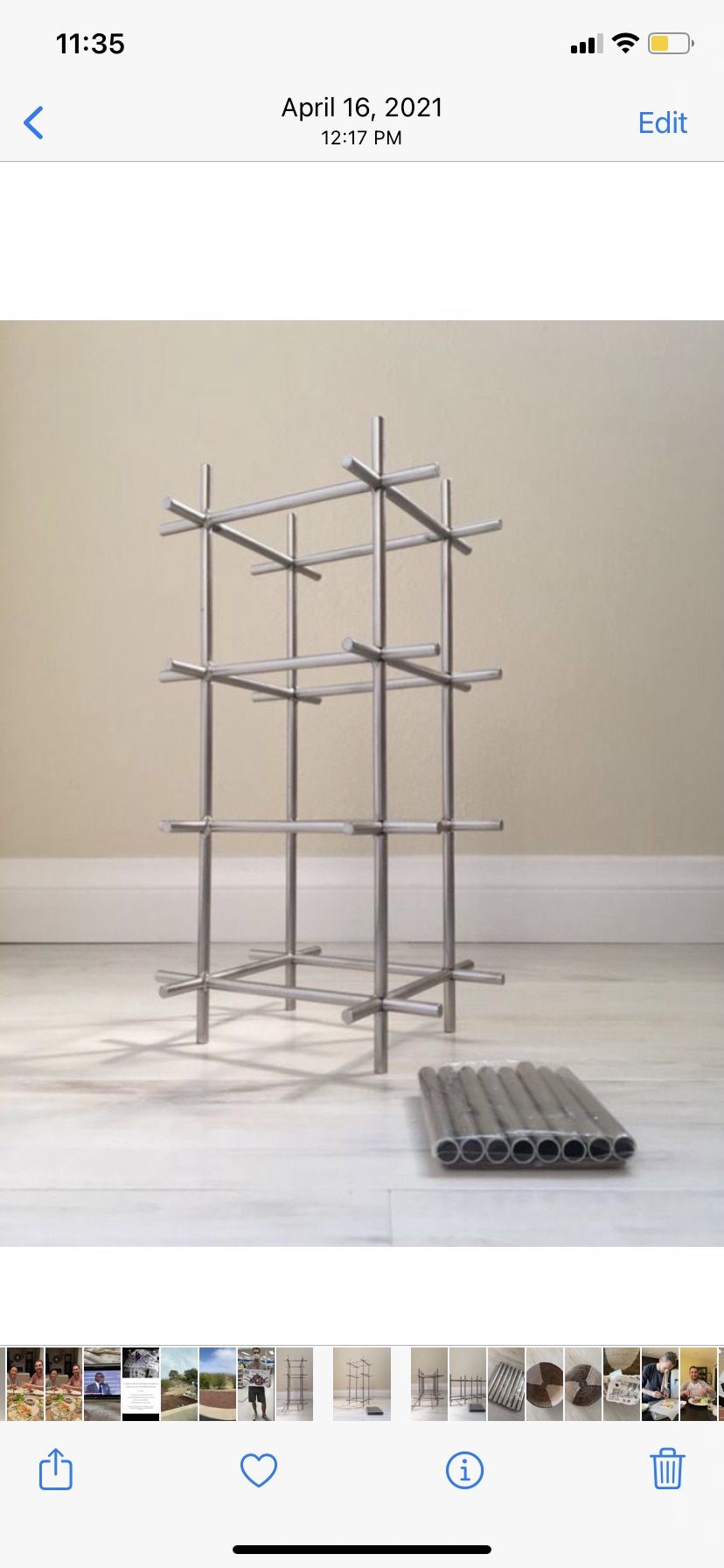 Crate & Barrel Wine Rack