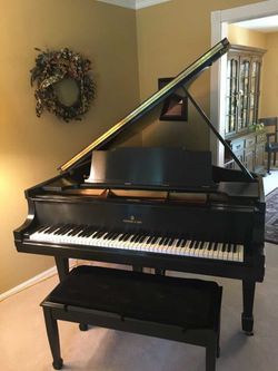 Baby grand piano