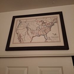 1820 reprint Map Of USA