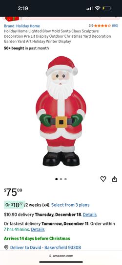 Light Up Santa Clause 