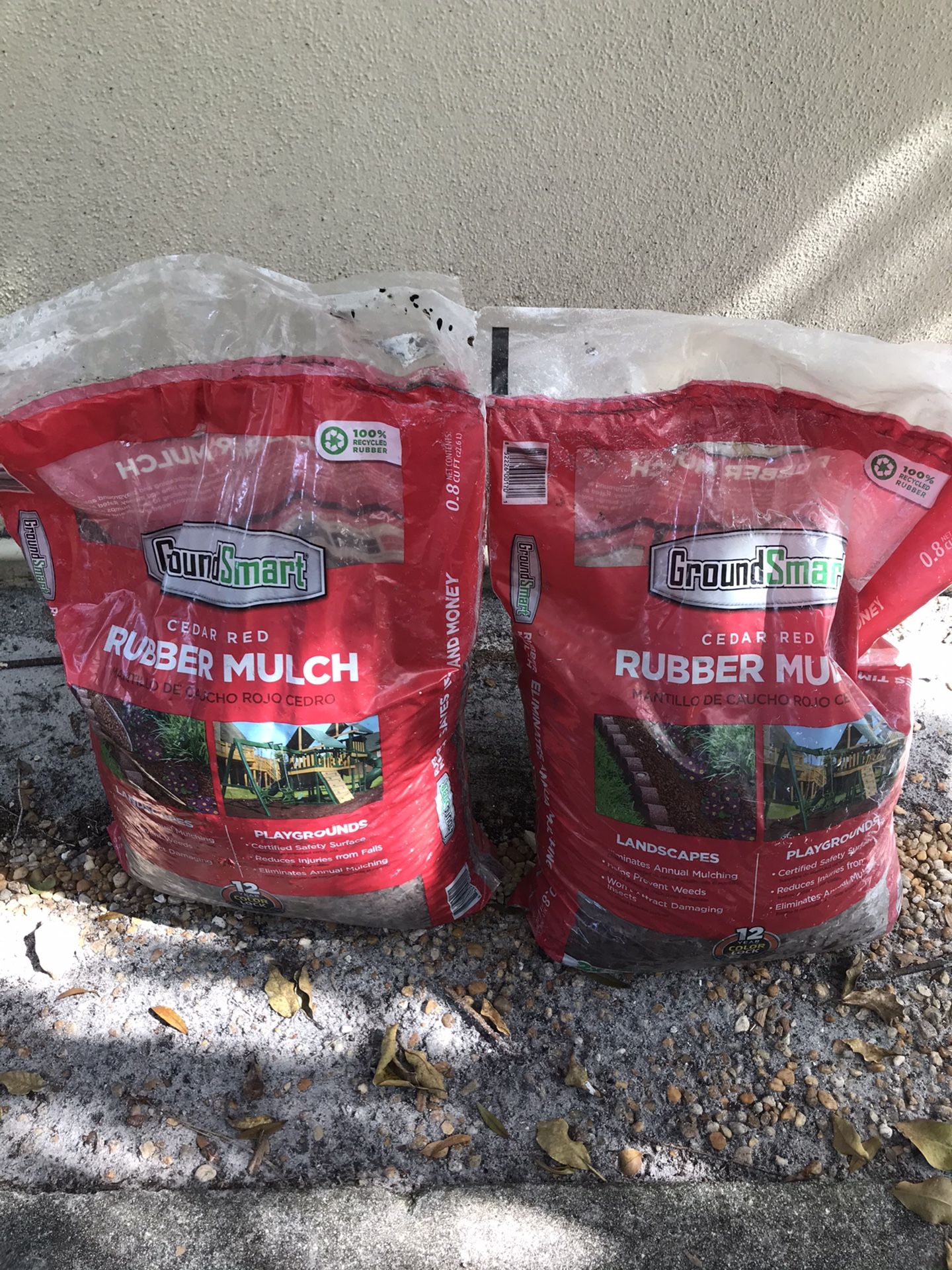 Rubber Mulch Cedar Red 22.6 l Ground smart