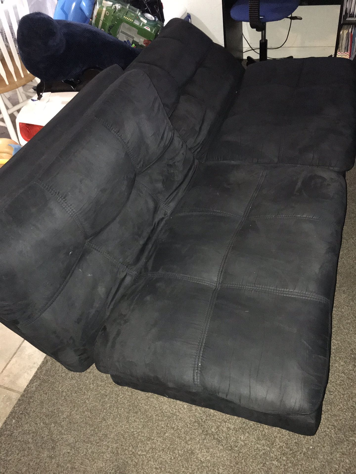 Used black futon