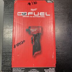 Milwaukee M12 FUEL 12V Lithium-Ion Brushless Cordless 1/4 in. Right Angle Die Grinder (Tool-Only)