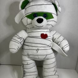 Build-a-Bear Workshop Halloween Mummy Teddy Bear Plush Toy 16” BAB Retired 2016