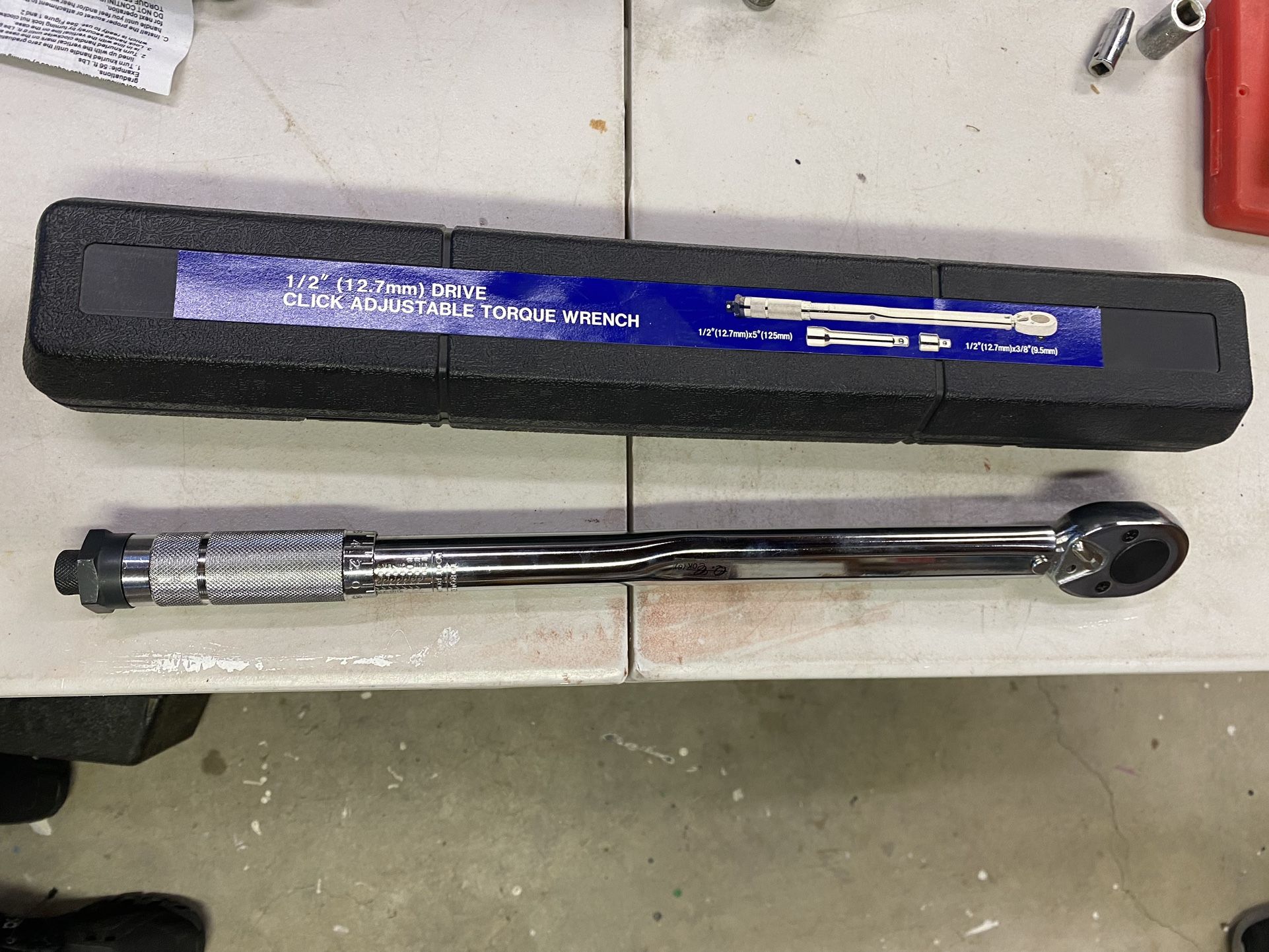 1/2” Drive Click Adjustable Torque Wrench